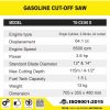 TG-CS350 G | GASOLINE CUT-OFF SAW  | MESIN POTONG BESI DAN BETON | TIGON - Image 2