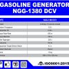 NGG-1380 DCV | GASOLINE GENERATOR | GENERATOR BENSIN | NISHIKAWA - Image 2