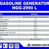 NGG-2990 L | GASOLINE GENERATOR | GENERATOR BENSIN | NISHIKAWA - Image 2