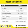 TCM-200 G | CONCRETE MIXER ELECTRIC | MOLEN MINI ELECTRIC | MESIN MOLEN MINI ELEKTRIK | TIGON - Image 2