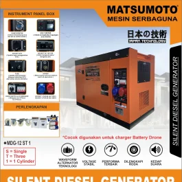 MDG-12 ST 1 | SILENT DIESEL GENERATOR | MATSUMOTO