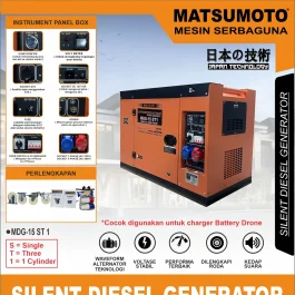 MDG-15 ST 1 | SILENT DIESEL GENERATOR | MATSUMOTO