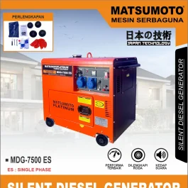 MDG-7500 ES | SILENT DIESEL GENERATOR | MATSUMOTO