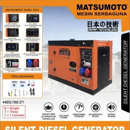 MDG-7900 ST 1 | SILENT DIESEL GENERATOR | MATSUMOTO
