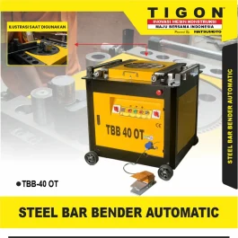 TBB-40 OT | STEEL BAR BENDER AUTOMATIC | MESIN PEMBENGKOK BESI | TIGON