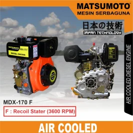 MDX-170 F | AIR COOLED DIESEL ENGINE | MESIN DIESEL BERPENDINGIN UDARA | MATSUMOTO