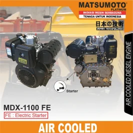 MDX-1100 FE | AIR COOLED DIESEL ENGINE | MESIN DIESEL BERPENDINGIN UDARA | MATSUMOTO