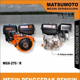 MGX-270 / R | GASOLINE ENGINE | MESIN PENGGERAK BENSIN | MATSUMOTO