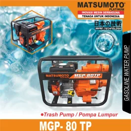 MGP-80 TP | GASOLINE WATER PUMP | POMPA AIR BENSIN | MATSUMOTO