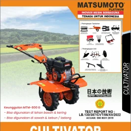 MTM-800 G | TILLER MACHINE | MESIN BEDENGAN / PARIT | MATSUMOTO