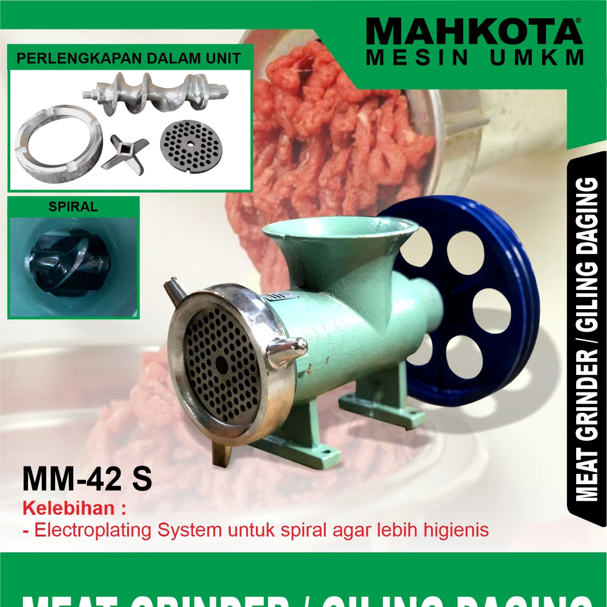MM-42 S | MEAT GRINDER | GILING DAGING | MAHKOTA