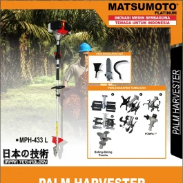 MPH-433 L | BRUSH CUTTER | PALM HARVESTER | MESIN PANEN SAWIT | MATSUMOTO