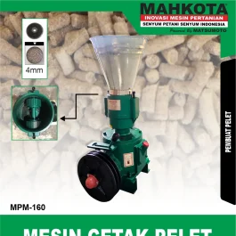 MPM-160 | PELLET MACHINE | MESIN CETAK PELET | MAHKOTA