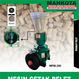MPM-250 | PELLET MACHINE | MESIN CETAK PELET | MAHKOTA