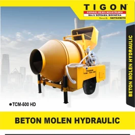 TCM-500 HD | CONCRETE MIXER HYDRAULIC | PENGADUK SEMEN | TIGON