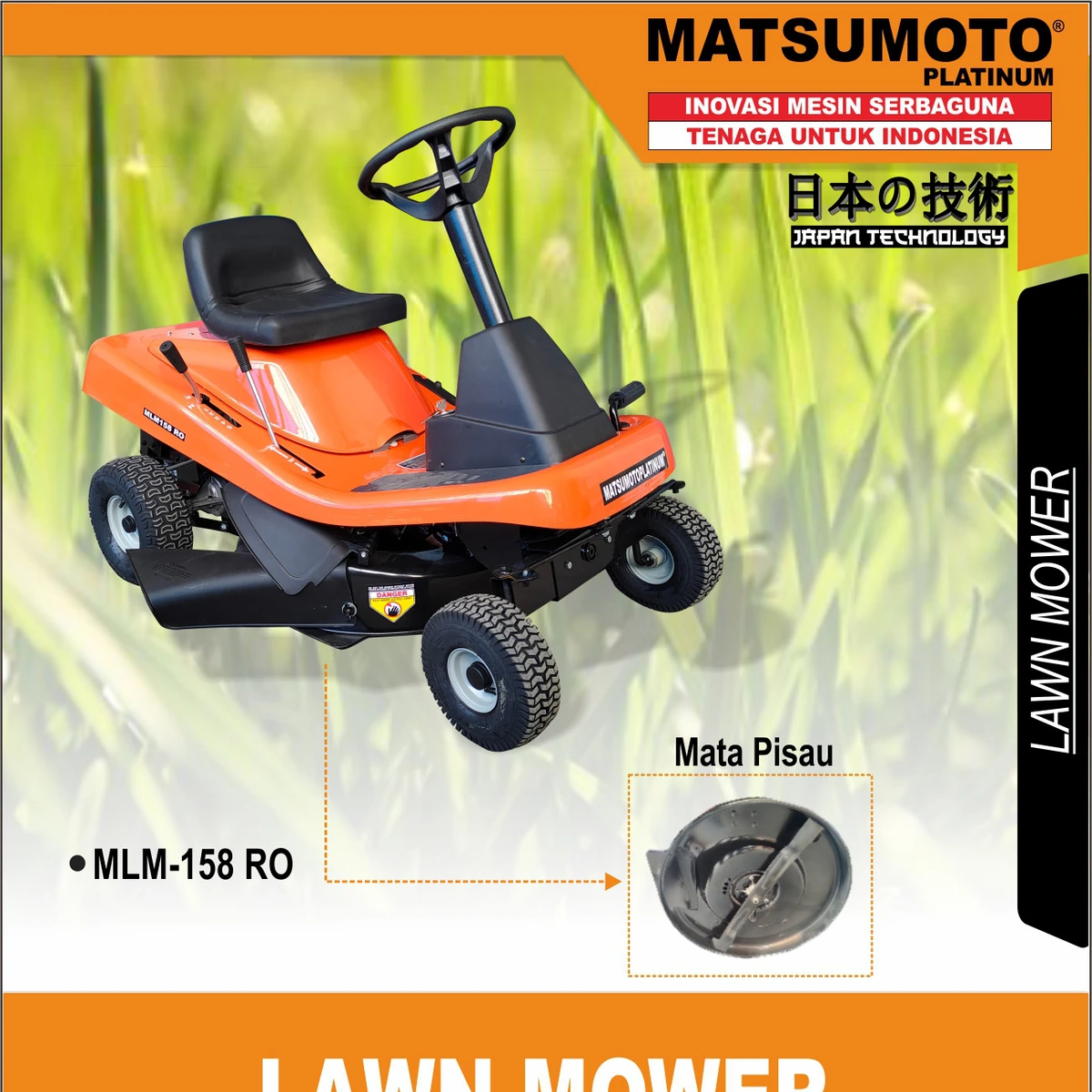 MLM-158 RO | LAWN WINNOWER | MESIN PEMOTONG RUMPUT | MATSUMOTO