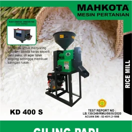 KD-400 S | RICE MILL | MESIN GILING PADI | MAHKOTA