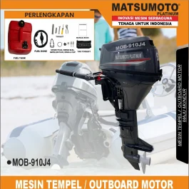 MOB-910J4 | OUTBOARD JET SERIES | MESIN TEMPEL / OUTBOARD MOTOR MAJU MUNDUR | MATSUMOTO