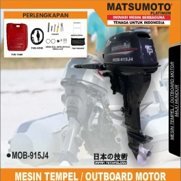 MOB-915J4 | OUTBOARD JET SERIES | MESIN TEMPEL / OUTBOARD MOTOR MAJU MUNDUR | MATSUMOTO