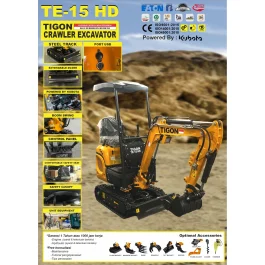 TIGON TE-15 HD / CRAWLER EXCAVATOR