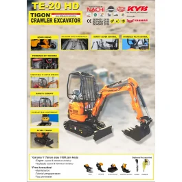 TIGON TE-20 HD / CRAWLER EXCAVATOR