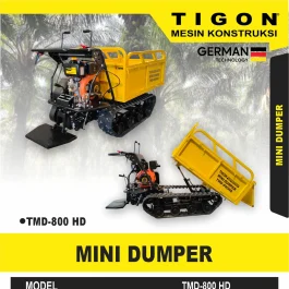 TMD-800 HD | MINI DUMPER | ALAT ANGKUT SAWIT | TIGON