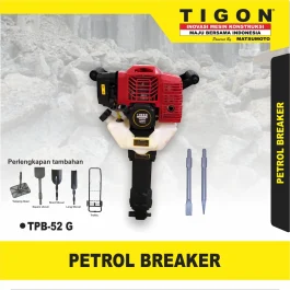 TPB-52 G | PETROL BREAKER | MESIN PENGHANCUR BETON | TIGON