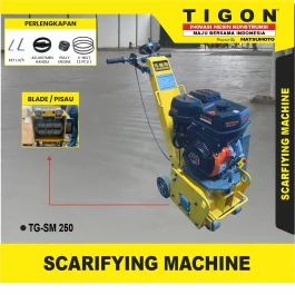 TG-SM250 | SCARIFYING MACHINE | MESIN PENGGARUK ASPAL / BETON | TIGON