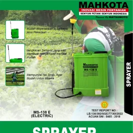 MS-138 E | ELECTRIC SPRAYER | ALAT SEMPROT HAMA ELEKTRIK | MAHKOTA