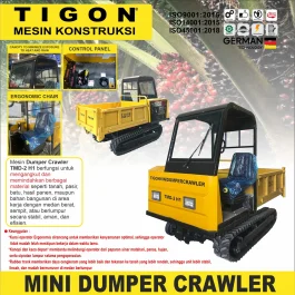 TMD-2 H1 | MINI DUMPER CRAWLER | ALAT ANGKUT SAWIT | TIGON