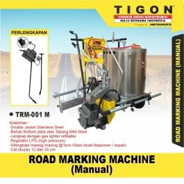 TRM-001 M | ROAD MAKING MACHINE | MESIN MARKA JALAN MANUAL | TIGON
