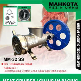 MM-32 SS | MEAT GRINDER | GILING DAGING STAINLESS STEEL | MAHKOTA