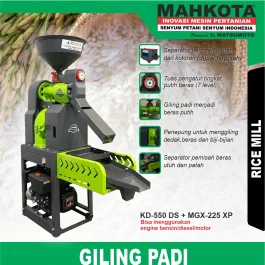 KD-550 DS | GILING PADI KOMBINASI GRINDER | RICE MILL | MAHKOTA