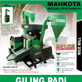 KD-650 PRO D | GILING PADI | RICE MILL | MAHKOTA