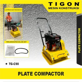 TG-C90 | PLATE COMPACTOR | STAMPER KODOK | PEMADAT TANAH | TIGON