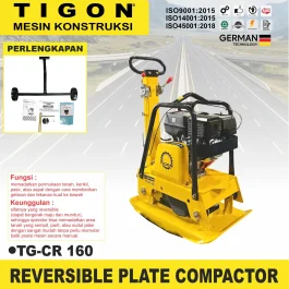 TG-CR160 | PLATE COMPACTOR | PLATE COMPACTOR | REVERSIBLE PLATE COMPACTOR | STAMPER KODOK | TIGON