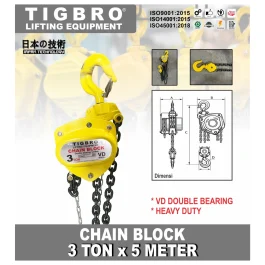 TIGBRO 3TON X 5M / CHAIN BLOCK