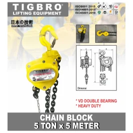 TIGBRO 5TON X 5M / CHAIN BLOCK