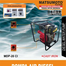 MDP-20 CI | DIESEL WATER PUMP | POMPA AIR | MATSUMOTO