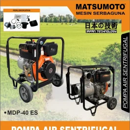 MDP-40 ES | DIESEL WATER PUMP | POMPA AIR DIESEL | MATSUMOTO