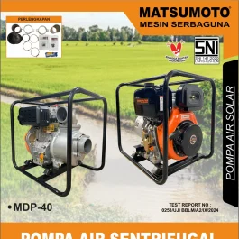 MDP-40 | DIESEL WATER PUMP | POMPA AIR DIESEL | MATSUMOTO