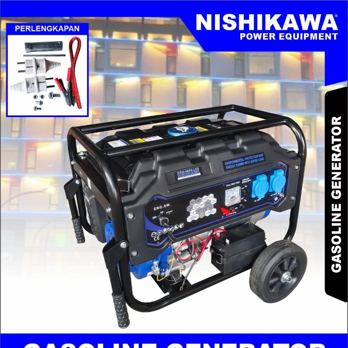 NGG-4990 LXE | GASOLINE GENERATOR | GENERATOR BENSIN | NISHIKAWA