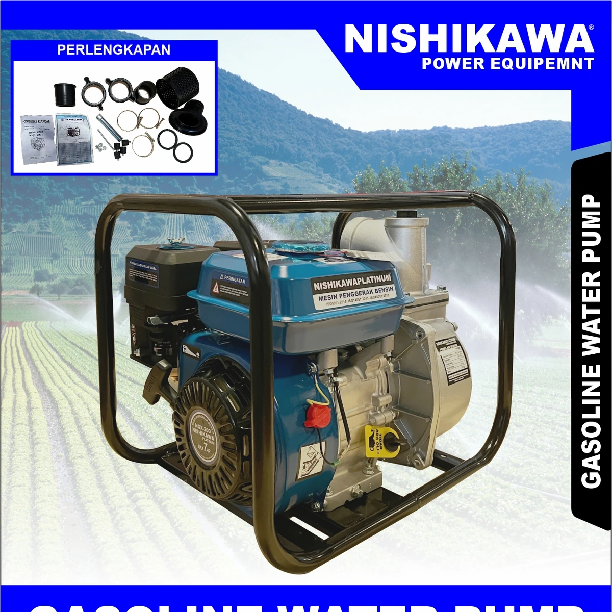 NGP-30 | GASOLINE WATER PUMP | POMPA AIR BENSIN | NISHIKAWA