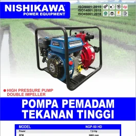 NGP-50 HP | GASOLINE HIGH PRESSURE PUMP | NISHIKAWA