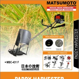 MBC-431 F | PADDY HARVESTER | MESIN PEMOTONG PADI | MATSUMOTO