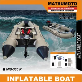 MIB-330 R | RIGID INFLATABLE BOAT / LANTAI ALUMUNIUM | PERAHU KARET | MATSUMOTO