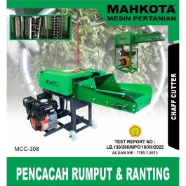 MAHKOTA MCC-308 / PENCACAH RUMPUT & RANTING