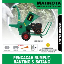 MAHKOTA MCS-68 2 IN 1 / PENCACAH RUMPUT, RANTING & BATANG