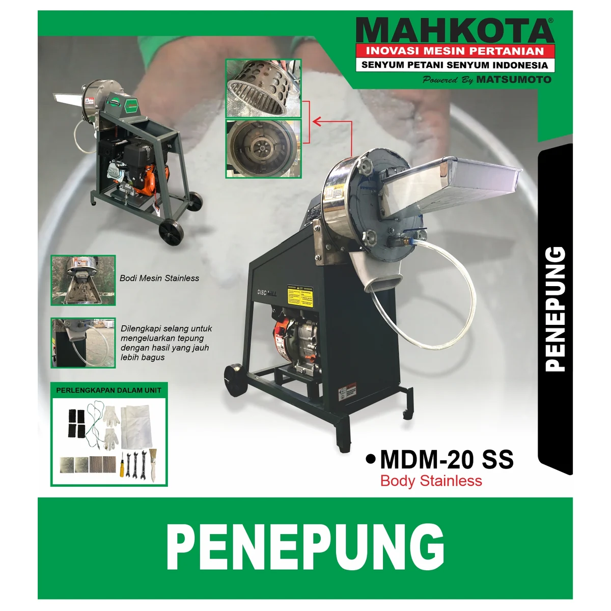 MAHKOTA MDM-20 SS / PENEPUNG