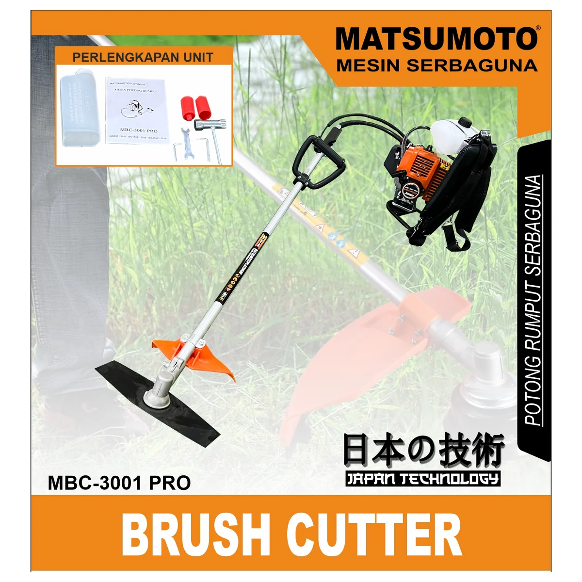 MATSUMOTO MBC-3001 PRO / BRUSH CUTTER